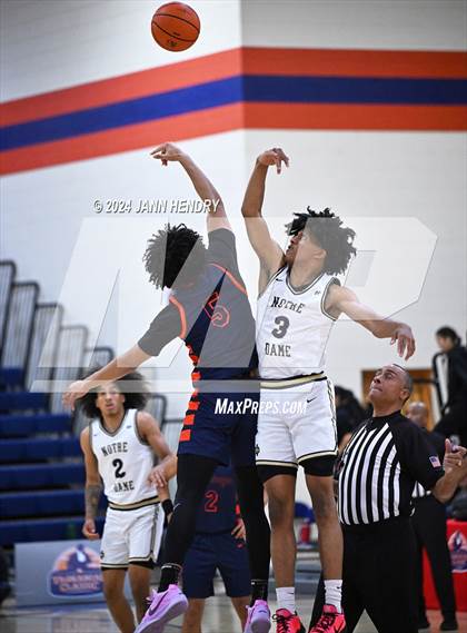 Thumbnail 1 in Roosevelt vs. Notre Dame (SO) (Tarkanian Classic Championship) photogallery.