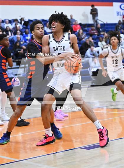 Thumbnail 1 in Roosevelt vs. Notre Dame (SO) (Tarkanian Classic Championship) photogallery.