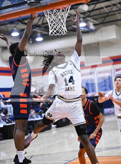 Thumbnail 1 in Roosevelt vs. Notre Dame (SO) (Tarkanian Classic Championship) photogallery.