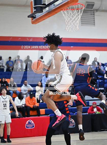 Thumbnail 3 in Roosevelt vs. Notre Dame (SO) (Tarkanian Classic Championship) photogallery.