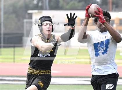 Thumbnail 3 in Foothill vs. Western (Surf City Passing Tournament) photogallery.