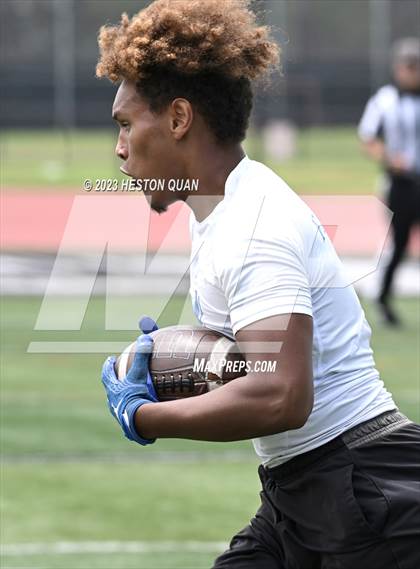 Thumbnail 3 in Foothill vs. Western (Surf City Passing Tournament) photogallery.
