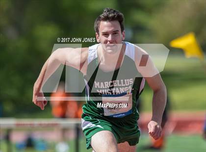 Thumbnail 3 in 50th Annual Loucks Games (Outdoor Pentathlon #1 Men's 110 High Hurdles) photogallery.