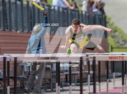Thumbnail 1 in 50th Annual Loucks Games (Outdoor Pentathlon #1 Men's 110 High Hurdles) photogallery.