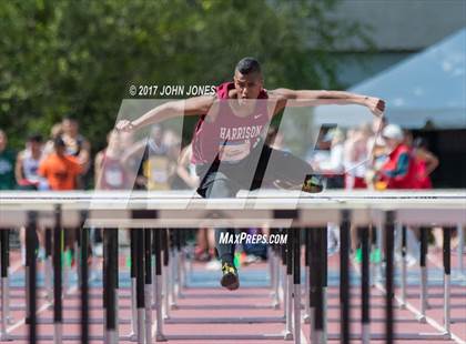 Thumbnail 2 in 50th Annual Loucks Games (Outdoor Pentathlon #1 Men's 110 High Hurdles) photogallery.
