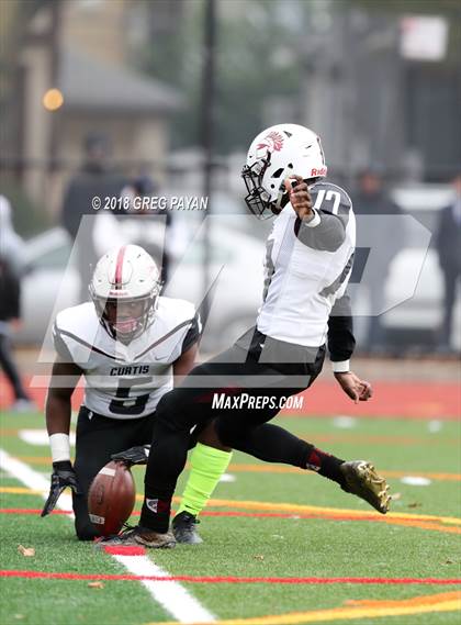 Thumbnail 1 in Curtis vs. Midwood (PSAL Quarterfinal Playoff) photogallery.
