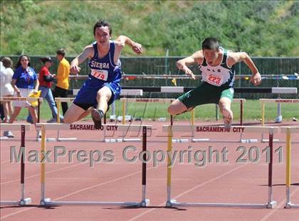 Thumbnail 2 in Sacramento Meet of Champions (Boys Hurdles) photogallery.