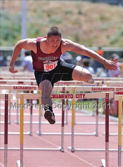 Thumbnail 3 in Sacramento Meet of Champions (Boys Hurdles) photogallery.
