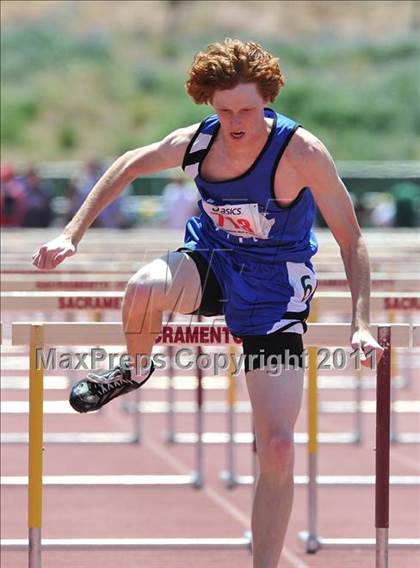 Thumbnail 2 in Sacramento Meet of Champions (Boys Hurdles) photogallery.