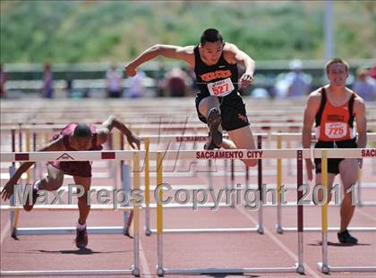 Thumbnail 2 in Sacramento Meet of Champions (Boys Hurdles) photogallery.