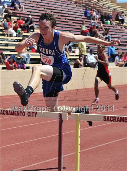 Thumbnail 1 in Sacramento Meet of Champions (Boys Hurdles) photogallery.