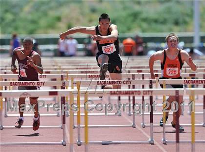 Thumbnail 2 in Sacramento Meet of Champions (Boys Hurdles) photogallery.