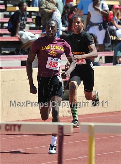 Thumbnail 1 in Sacramento Meet of Champions (Boys Hurdles) photogallery.