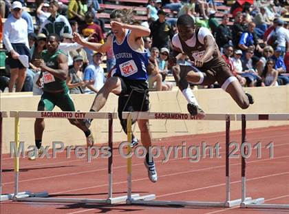 Thumbnail 1 in Sacramento Meet of Champions (Boys Hurdles) photogallery.