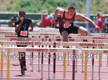Thumbnail 1 in Sacramento Meet of Champions (Boys Hurdles) photogallery.