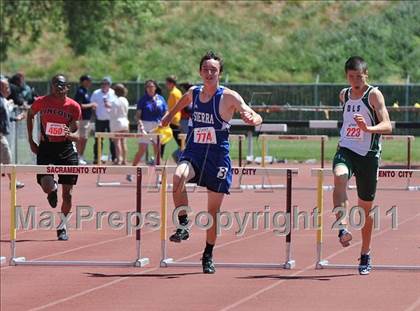 Thumbnail 1 in Sacramento Meet of Champions (Boys Hurdles) photogallery.
