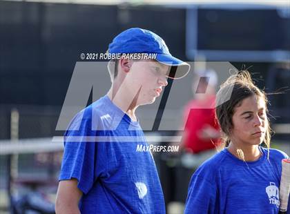 Thumbnail 3 in Wimberley vs Wills Point (UIL 4A Team Tennis Semifinal) photogallery.