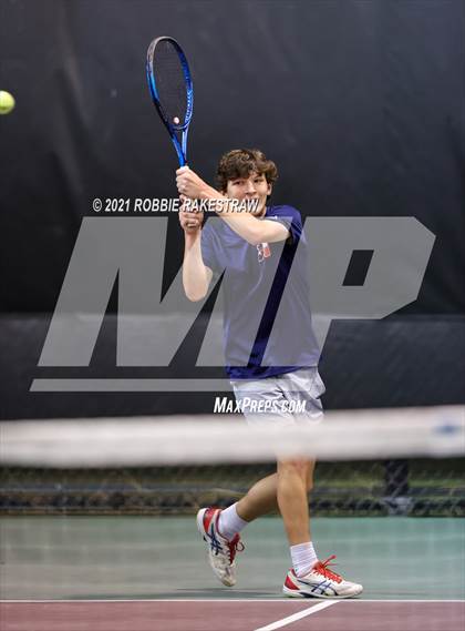 Thumbnail 3 in Wimberley vs Wills Point (UIL 4A Team Tennis Semifinal) photogallery.