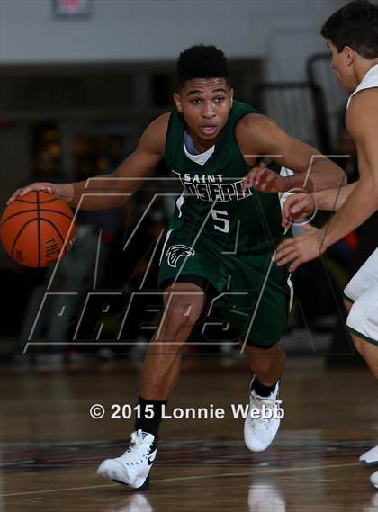 Thumbnail 3 in Ramapo vs. St. Joseph (Hoop Group Tip-Off Showcase) photogallery.