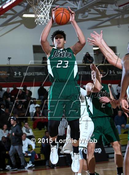 Thumbnail 1 in Ramapo vs. St. Joseph (Hoop Group Tip-Off Showcase) photogallery.