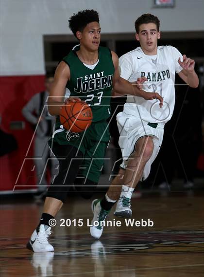Thumbnail 1 in Ramapo vs. St. Joseph (Hoop Group Tip-Off Showcase) photogallery.