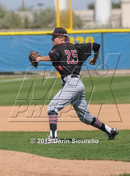 Thumbnail 2 in Prescott vs Desert Ridge (Mesquite Spring Break Tournament) photogallery.