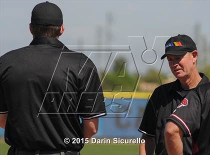 Thumbnail 3 in Prescott vs Desert Ridge (Mesquite Spring Break Tournament) photogallery.