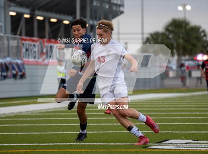 Thumbnail 2 in Veterans Memorial vs. Bowie (Uil Region IV 6A D2 Soccer Semifinals ) photogallery.
