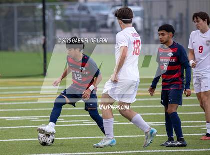 Thumbnail 2 in Veterans Memorial vs. Bowie (Uil Region IV 6A D2 Soccer Semifinals ) photogallery.