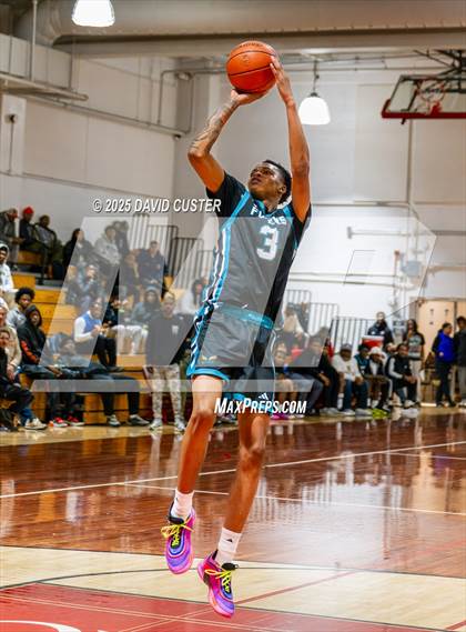 Thumbnail 3 in Prince George's Christian Academy vs. Mt. Zion Prep Academy (Capital Hoops Mayhem on Military) photogallery.