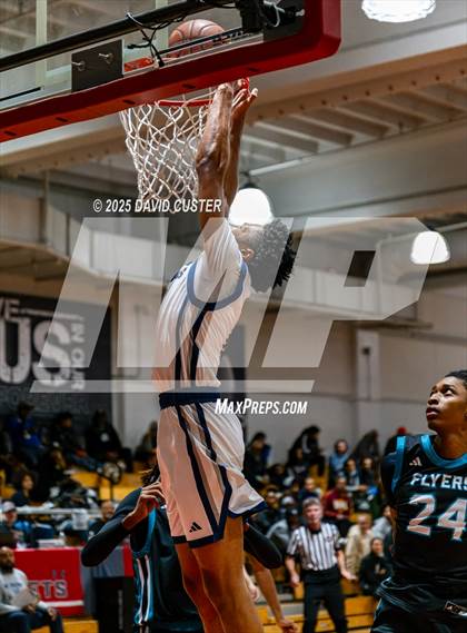 Thumbnail 1 in Prince George's Christian Academy vs. Mt. Zion Prep Academy (Capital Hoops Mayhem on Military) photogallery.