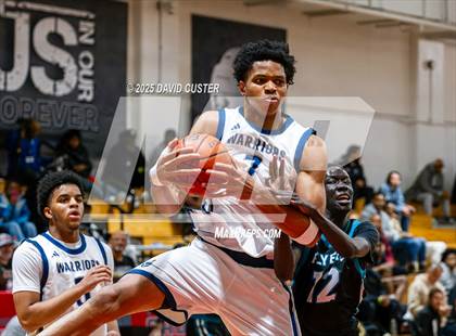 Thumbnail 1 in Prince George's Christian Academy vs. Mt. Zion Prep Academy (Capital Hoops Mayhem on Military) photogallery.