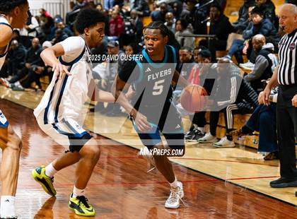 Thumbnail 1 in Prince George's Christian Academy vs. Mt. Zion Prep Academy (Capital Hoops Mayhem on Military) photogallery.