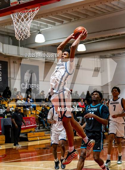 Thumbnail 1 in Prince George's Christian Academy vs. Mt. Zion Prep Academy (Capital Hoops Mayhem on Military) photogallery.