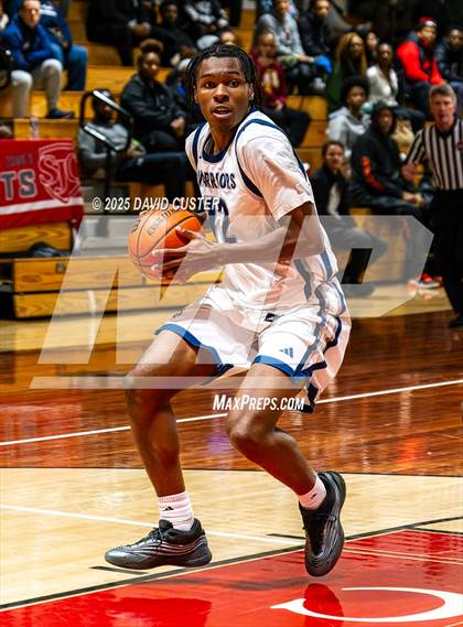 Thumbnail 1 in Prince George's Christian Academy vs. Mt. Zion Prep Academy (Capital Hoops Mayhem on Military) photogallery.