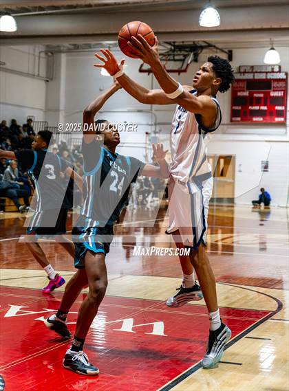 Thumbnail 2 in Prince George's Christian Academy vs. Mt. Zion Prep Academy (Capital Hoops Mayhem on Military) photogallery.