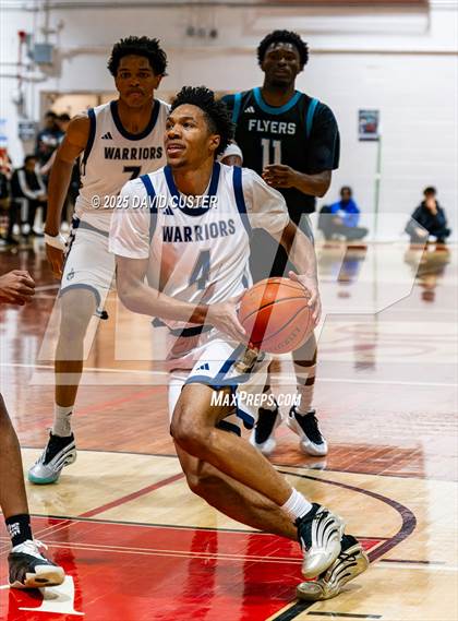 Thumbnail 2 in Prince George's Christian Academy vs. Mt. Zion Prep Academy (Capital Hoops Mayhem on Military) photogallery.