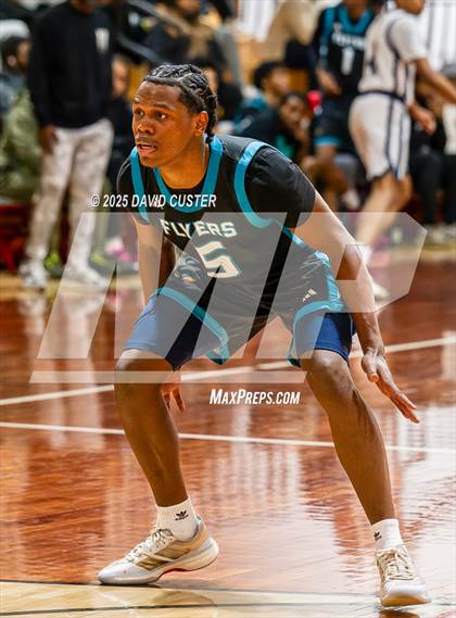 Thumbnail 2 in Prince George's Christian Academy vs. Mt. Zion Prep Academy (Capital Hoops Mayhem on Military) photogallery.