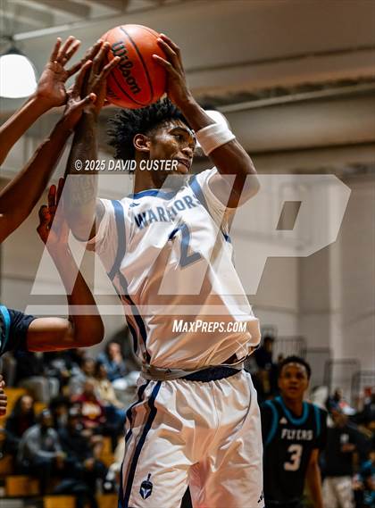 Thumbnail 3 in Prince George's Christian Academy vs. Mt. Zion Prep Academy (Capital Hoops Mayhem on Military) photogallery.