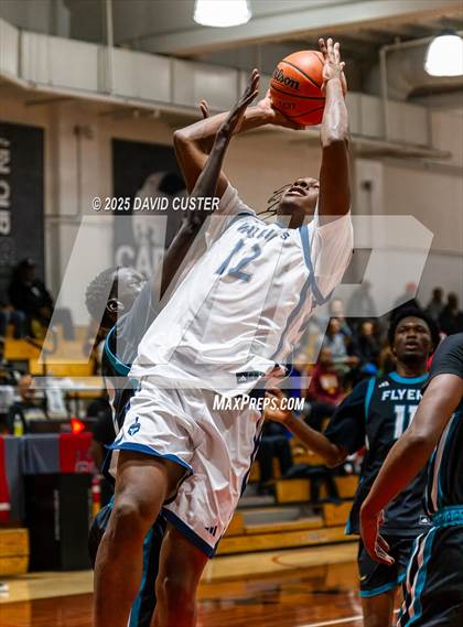 Thumbnail 1 in Prince George's Christian Academy vs. Mt. Zion Prep Academy (Capital Hoops Mayhem on Military) photogallery.