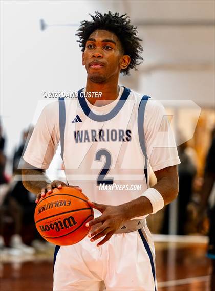 Thumbnail 2 in Prince George's Christian Academy vs. Mt. Zion Prep Academy (Capital Hoops Mayhem on Military) photogallery.