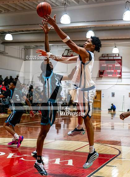 Thumbnail 3 in Prince George's Christian Academy vs. Mt. Zion Prep Academy (Capital Hoops Mayhem on Military) photogallery.