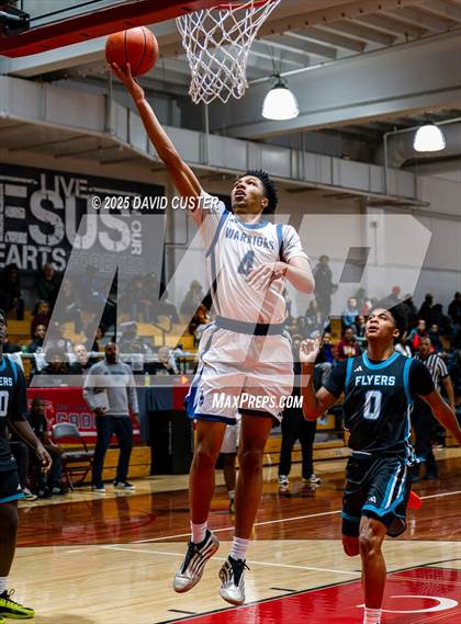 Thumbnail 3 in Prince George's Christian Academy vs. Mt. Zion Prep Academy (Capital Hoops Mayhem on Military) photogallery.