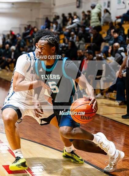 Thumbnail 2 in Prince George's Christian Academy vs. Mt. Zion Prep Academy (Capital Hoops Mayhem on Military) photogallery.