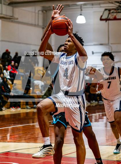 Thumbnail 3 in Prince George's Christian Academy vs. Mt. Zion Prep Academy (Capital Hoops Mayhem on Military) photogallery.