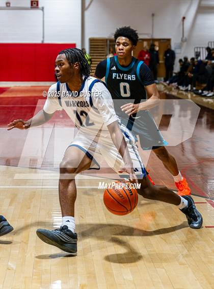 Thumbnail 2 in Prince George's Christian Academy vs. Mt. Zion Prep Academy (Capital Hoops Mayhem on Military) photogallery.