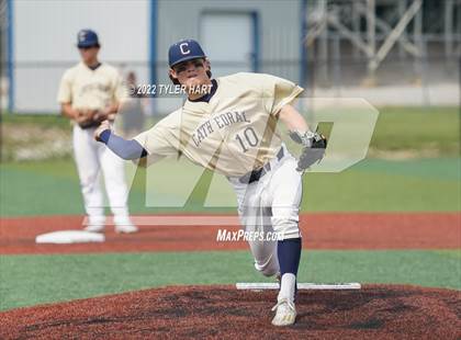 Thumbnail 1 in Columbus East vs. Cathedral (IHSAA 4A Semi-State Championship) photogallery.