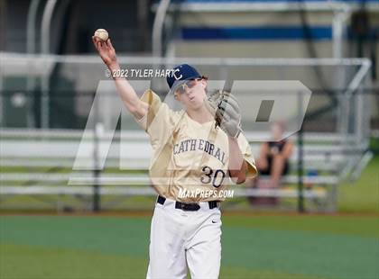 Thumbnail 1 in Columbus East vs. Cathedral (IHSAA 4A Semi-State Championship) photogallery.