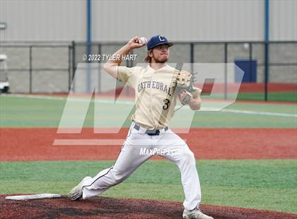 Thumbnail 2 in Columbus East vs. Cathedral (IHSAA 4A Semi-State Championship) photogallery.