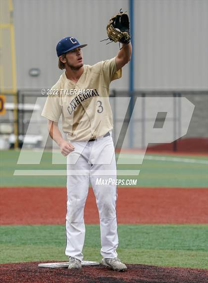 Thumbnail 3 in Columbus East vs. Cathedral (IHSAA 4A Semi-State Championship) photogallery.